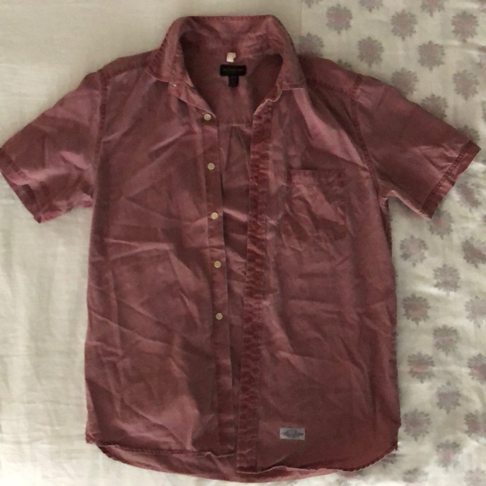 Faded red shirt